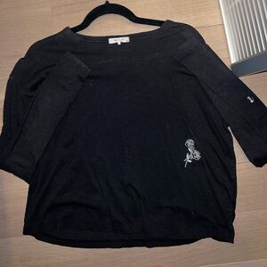 NWOT rag & bone embroidered long sleeve top